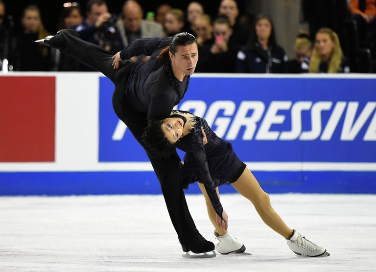 Фигуристы Юко Кавагути и Александр Смирнов на Skate America Фигуристы Юко Кавагути и Александр Смирнов на Skate America