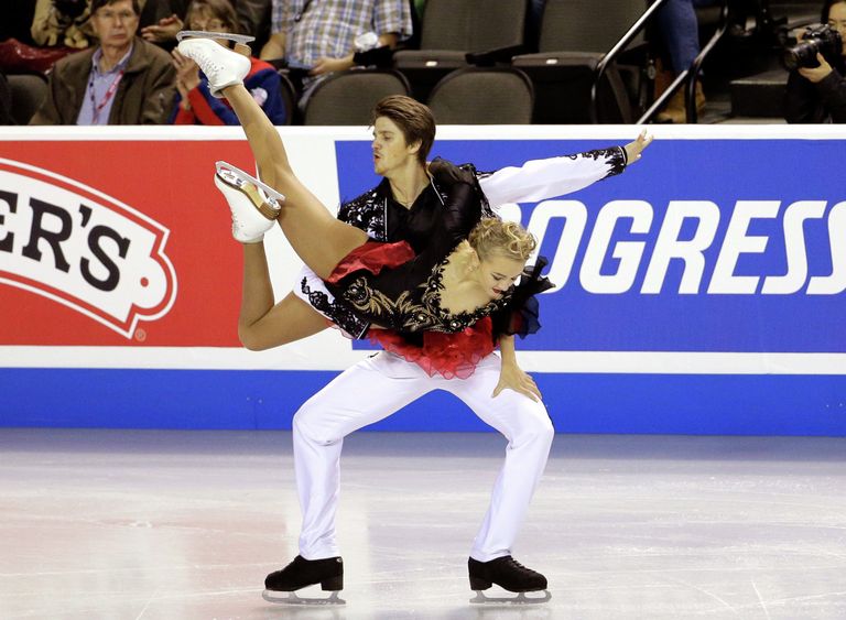 Российские фигуристы Александра Степанова и Иван Букин на Skate America Российские фигуристы Александра Степанова и Иван Букин на Skate America