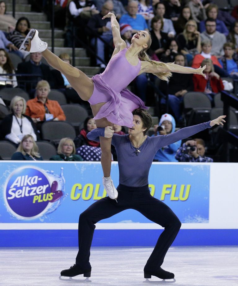 Российские фигуристы Александра Степанова и Иван Букин на Skate America Российские фигуристы Александра Степанова и Иван Букин на Skate America
