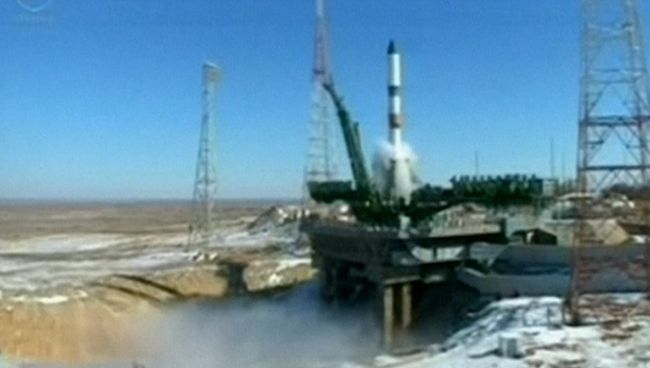 Российский Союз успешно стартовал к МКС. Кадры с космодрома Байконур Российский Союз успешно стартовал к МКС. Кадры с космодрома Байконур