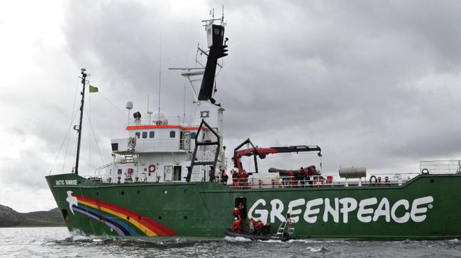 Судно Greenpeace. Архивное фото