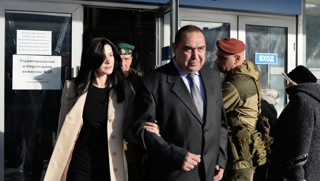 Глава Луганской Народной Республики Игорь Плотницкий после голосования на выборах главы ЛНР Глава Луганской Народной Республики Игорь Плотницкий после голосования на выборах главы ЛНР