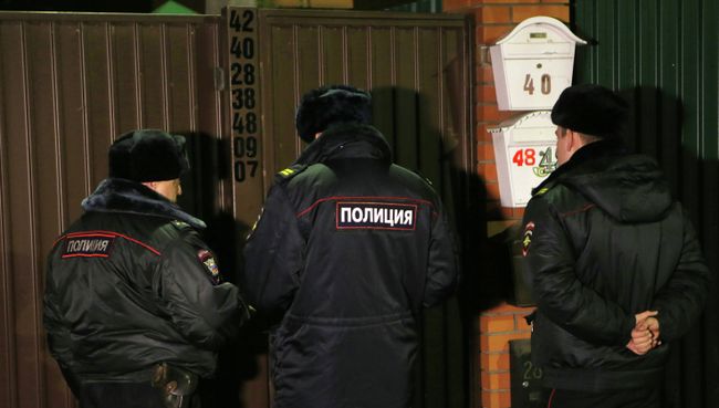 На месте задержания участников банды