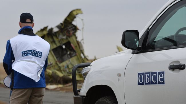 Представители ОБСЕ на месте крушения MH17, архивное фото Представители ОБСЕ на месте крушения MH17, архивное фото