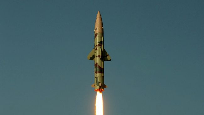 Ракета класса земля-земля Prithvi II. Архивное фото