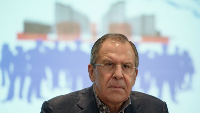 Заседание Ассамблеи Совета по внешней и оборонной политике России с участием министра иностранных дел С.Лаврова