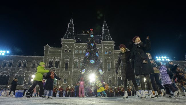 Открытие ГУМ Катка на Красной площади Открытие ГУМ Катка на Красной площади