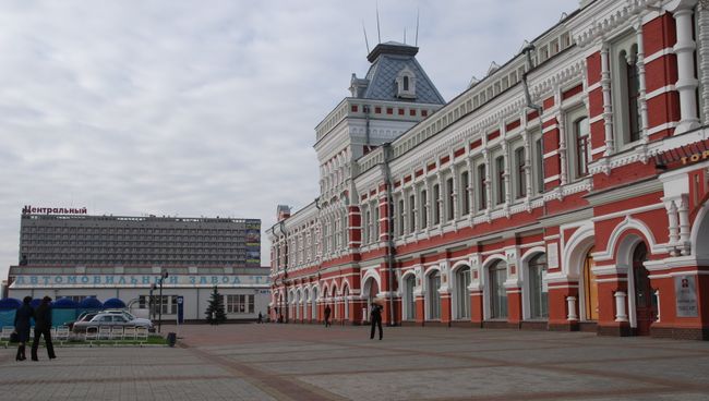 Нижегородская ярмарка и гостиница Центральная. Архивное фото