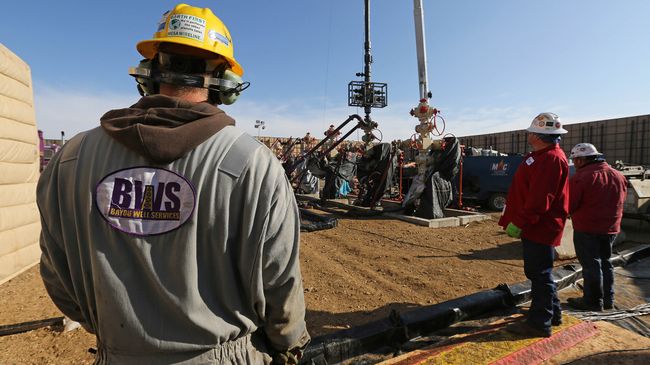 Добыча сланцевой нефти в Колорадо, США. Архивное фото