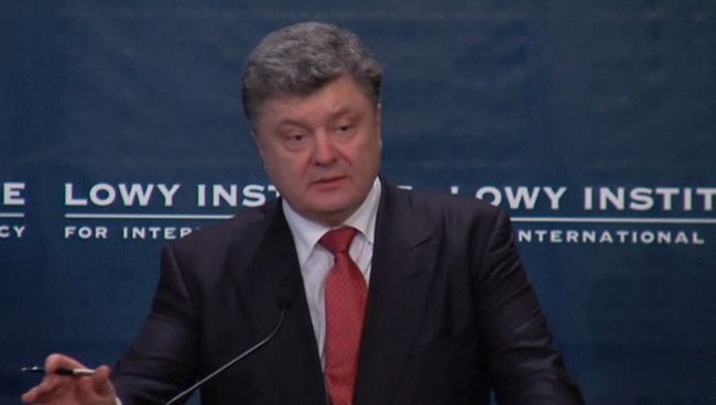 Порошенко объявил об установлении настоящего перемирия в Донбассе Порошенко объявил об установлении настоящего перемирия в Донбассе