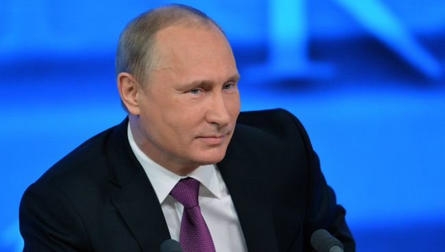 Десятая ежегодная большая пресс-конференция президента России Владимира Путина Десятая ежегодная большая пресс-конференция президента России Владимира Путина