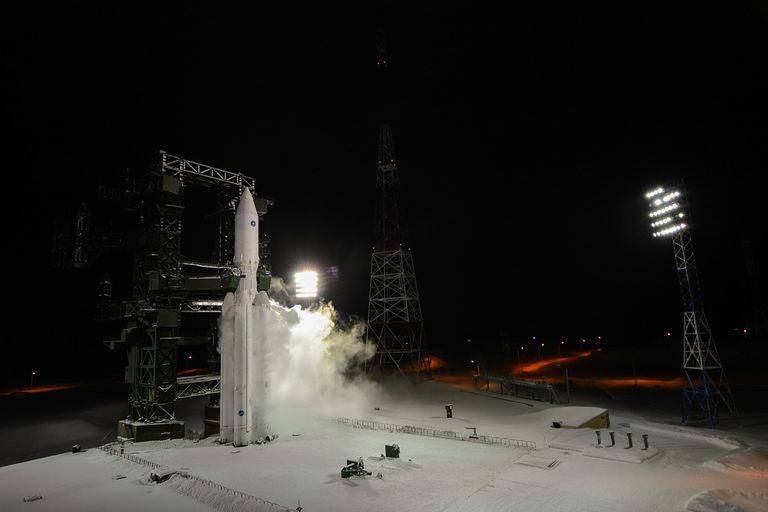 Первый пуск ракеты тяжелого класса Ангара-А5 Первый пуск ракеты тяжелого класса Ангара-А5