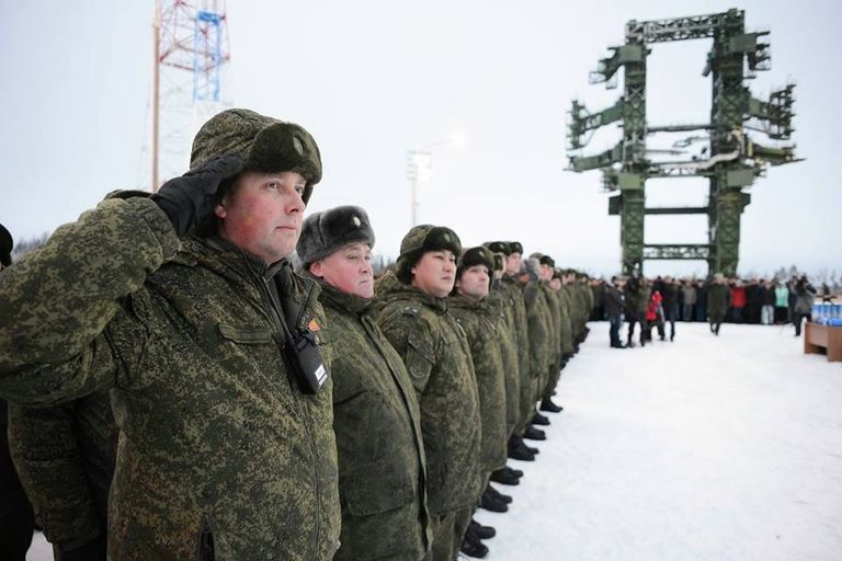 Боевой расчет ракеты-носителя тяжелого класса Ангара-А5 Войск воздушно-космической обороны Боевой расчет ракеты-носителя тяжелого класса Ангара-А5 Войск воздушно-космической обороны