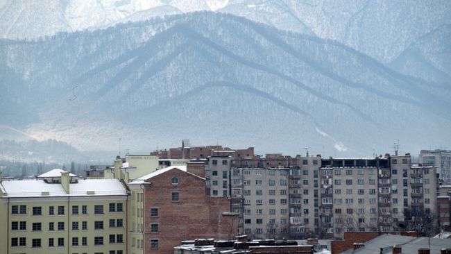 Вид города Владикавказа Вид города Владикавказа