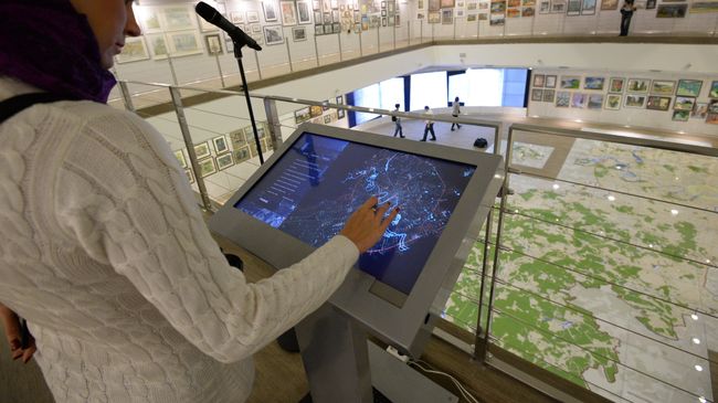 Интерактивная карта Москвы