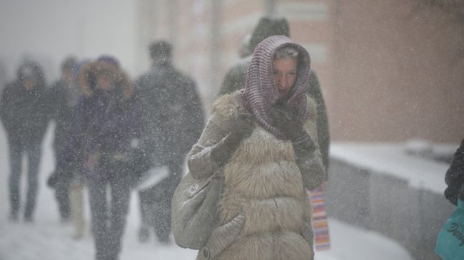 Снегопад в Москве