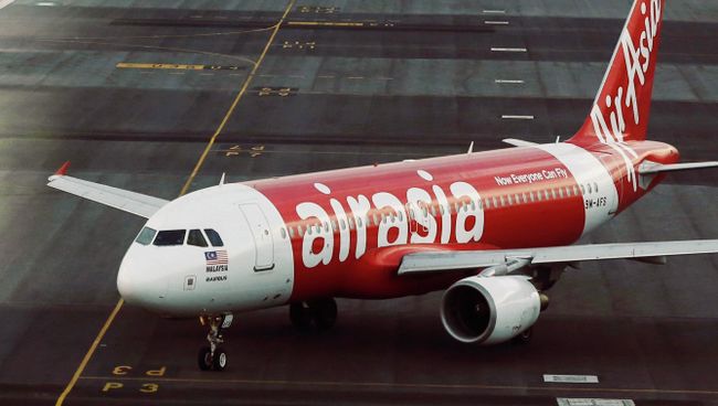 Самолет малайзийской авиакомпании Air Asia