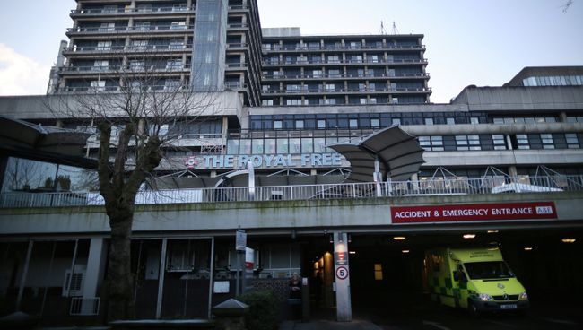 Больница Royal Free Hospital в Лондоне. Архивное фото Больница Royal Free Hospital в Лондоне. Архивное фото