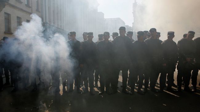 Солдаты украинской Нацгвардии. Архивное фото