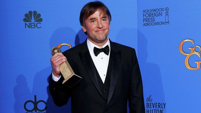 Режиссер Ричард Линтекер на вручении премии Золотой глобус