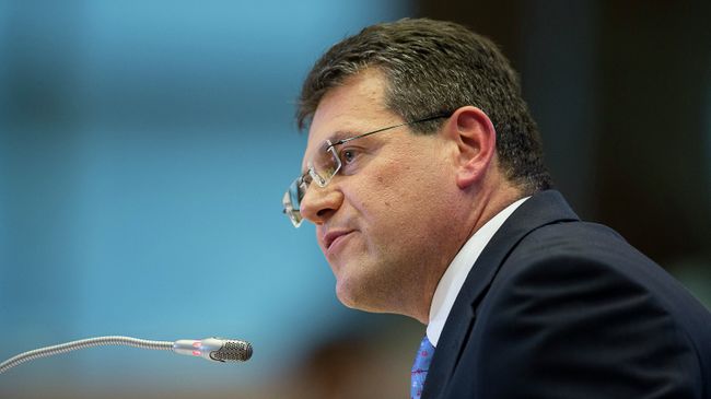 Вице-президент Еврокомиссии по энергетическому союзу Марош Шефчович. Архивное фото Вице-президент Еврокомиссии по энергетическому союзу Марош Шефчович. Архивное фото