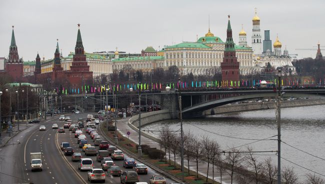 Вид на Московский кремль. Архивное фото Вид на Московский кремль. Архивное фото