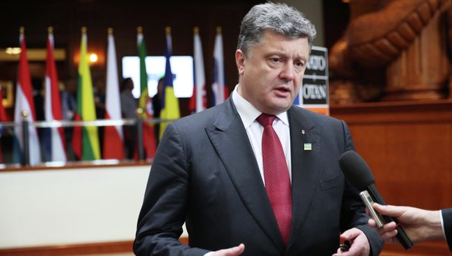 Президент Украины Петр Порошенко, архивное фото