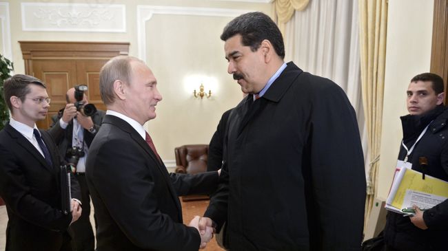 Президент РФ В.Путин встретился с президентом Венесуэлы Н.Мадуро Президент РФ В.Путин встретился с президентом Венесуэлы Н.Мадуро