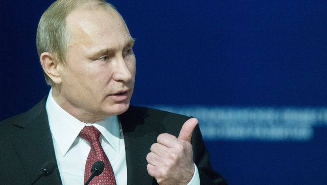 Президент России Владимир Путин. Архивное фото