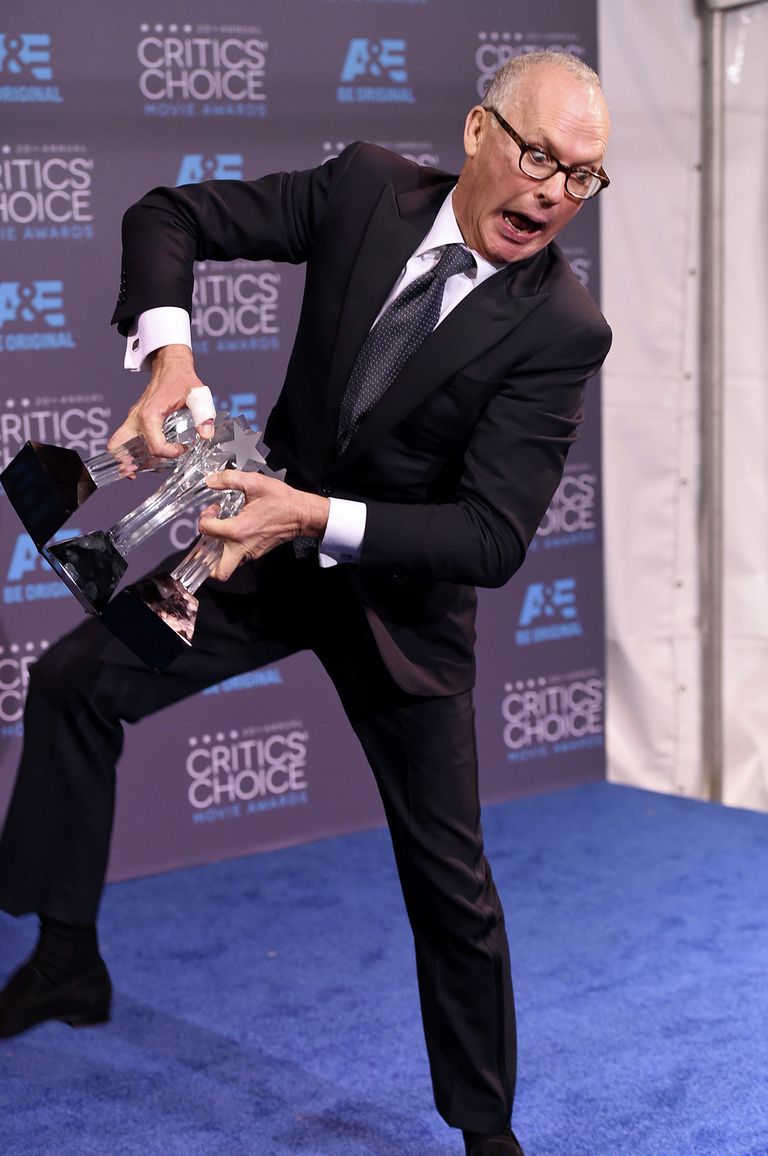 Американский актер Майкл Китон на церемонии вручения премии Critics' Choice Американский актер Майкл Китон на церемонии вручения премии Critics' Choice