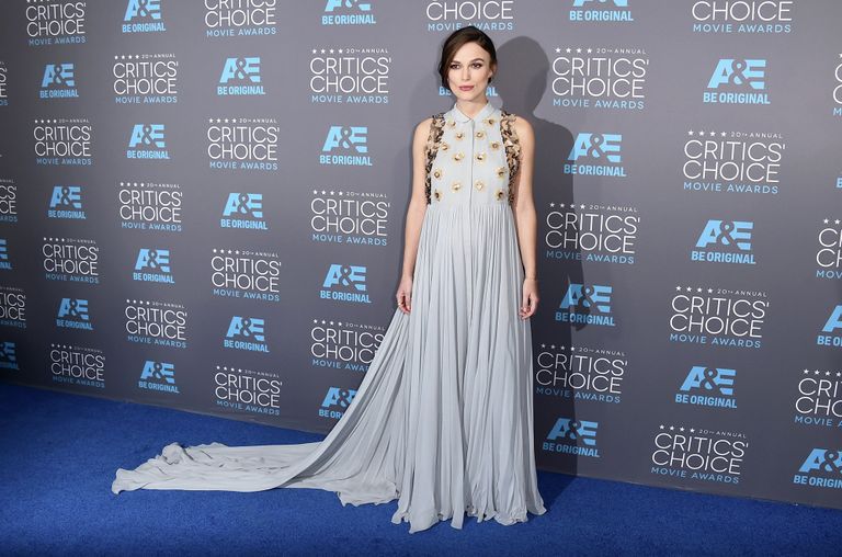 Британская актриса Кира Найтли на церемонии вручения премии Critics' Choice Британская актриса Кира Найтли на церемонии вручения премии Critics' Choice
