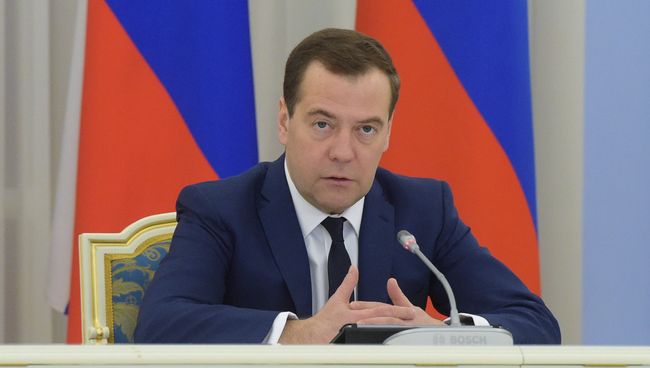 Председатель правительства РФ Дмитрий Медведев. Архивное фото