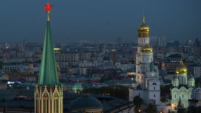 Вид на Московский Кремль. Архивное фото