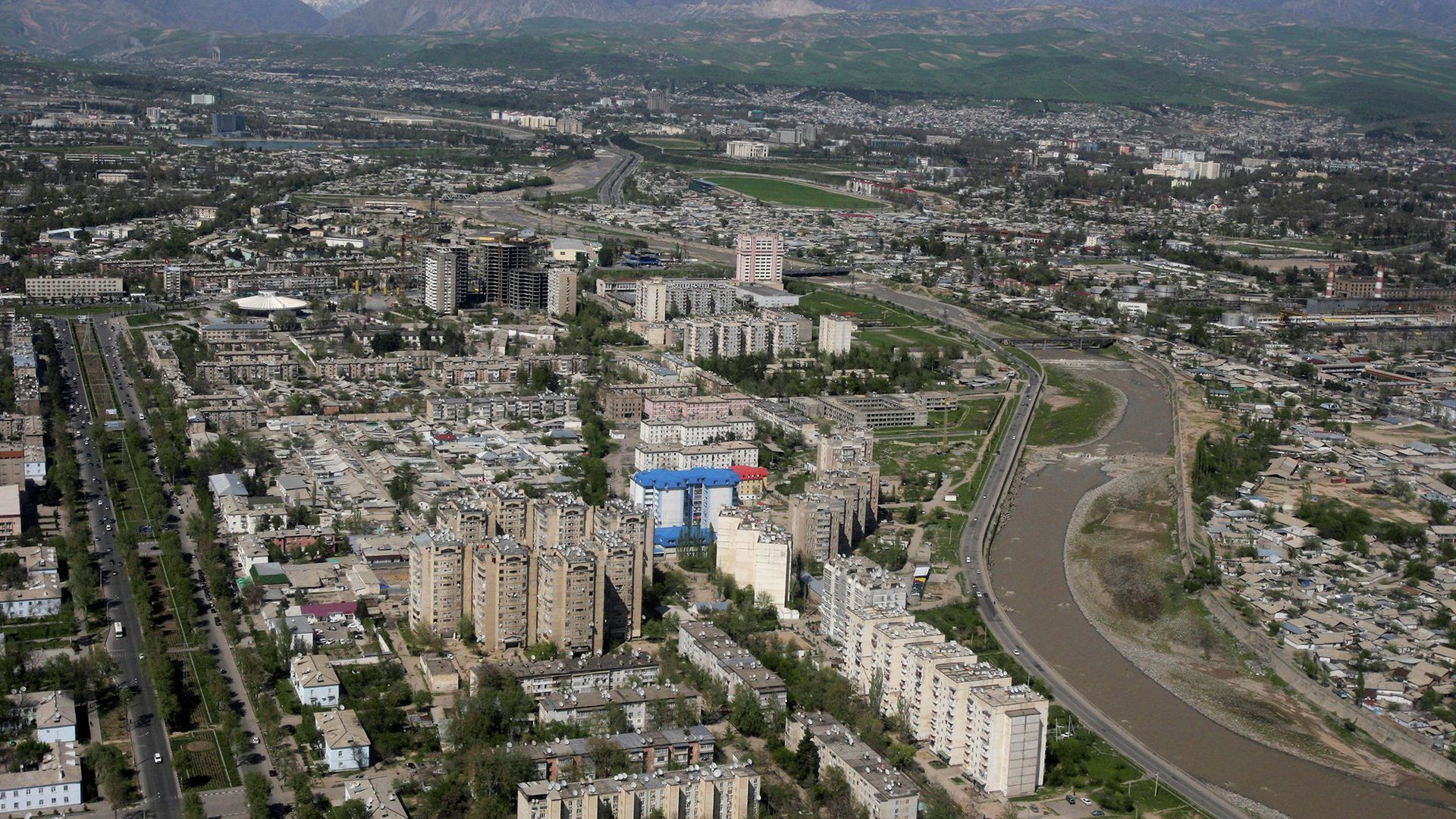 Вид на Душанбе Вид на Душанбе - РИА Новости, 1920, 27.04.2025
