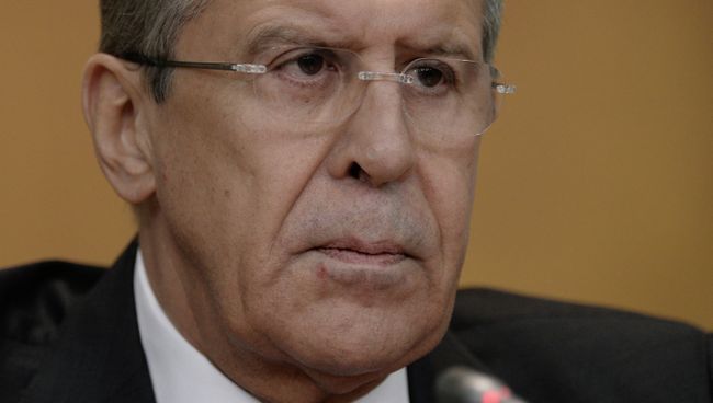 Министр иностранных дел РФ Сергей Лавров. Архивное фото