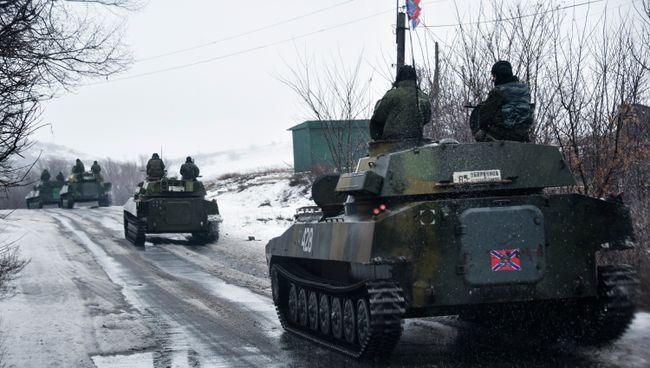 Ополченцы Донецкой народной республики. Архивное фото Ополченцы Донецкой народной республики. Архивное фото