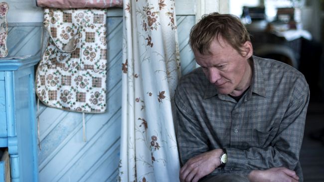 Актер Алексей Серебряков (Николай Сергеев) на съёмках фильма режиссера Андрея Звягинцева Левиафан