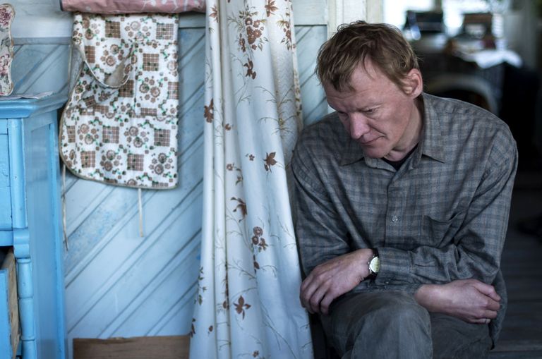 Актер Алексей Серебряков (Николай Сергеев) на съёмках фильма режиссера Андрея Звягинцева Левиафан