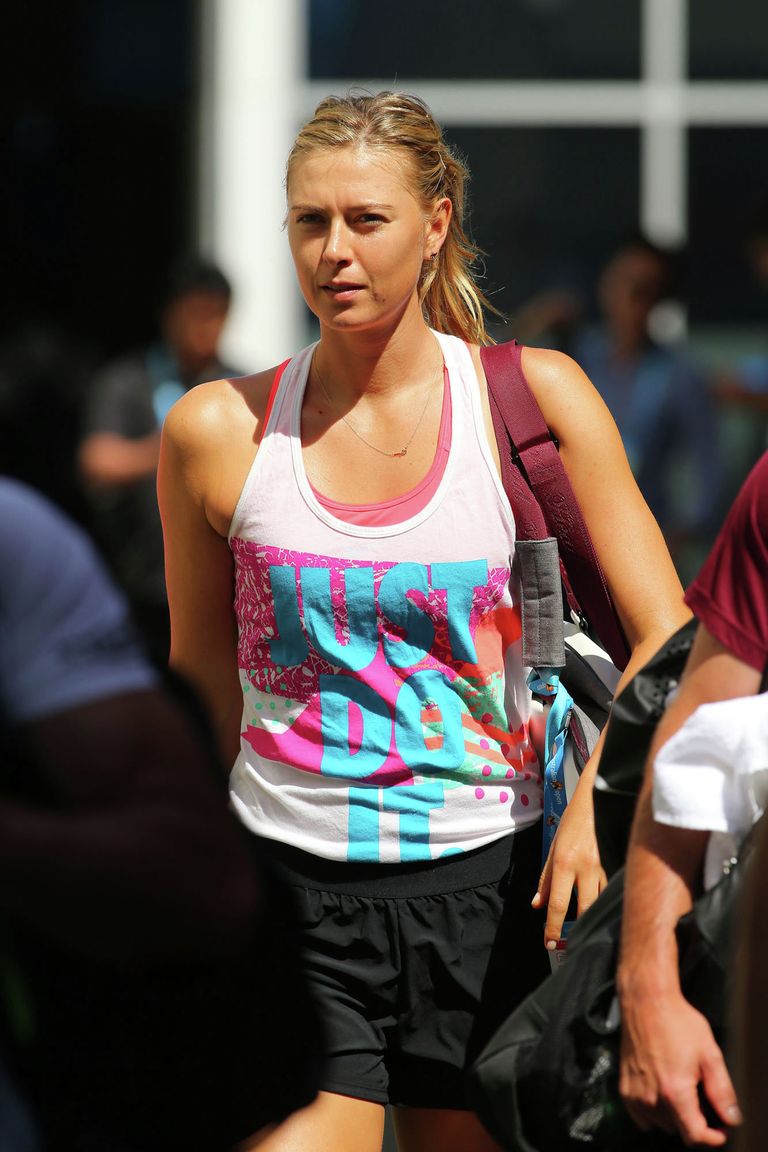 Российская теннисистка Мария Шарапова на Australian Open 2015 Российская теннисистка Мария Шарапова на Australian Open 2015