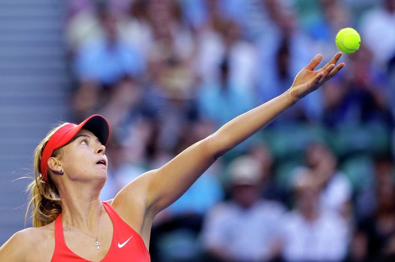 Российская теннисистка Мария Шарапова на Australian Open 2015 Российская теннисистка Мария Шарапова на Australian Open 2015