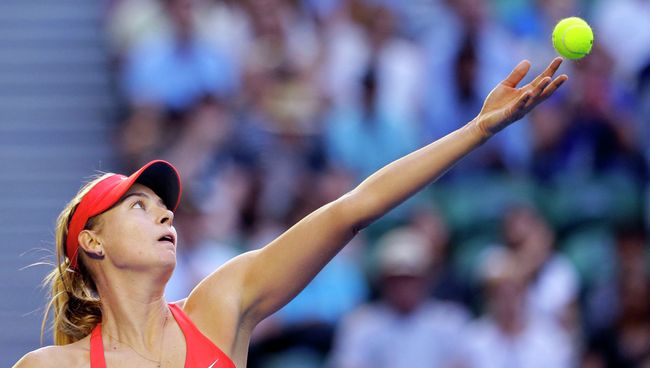 Российская теннисистка Мария Шарапова на Australian Open 2015 Российская теннисистка Мария Шарапова на Australian Open 2015