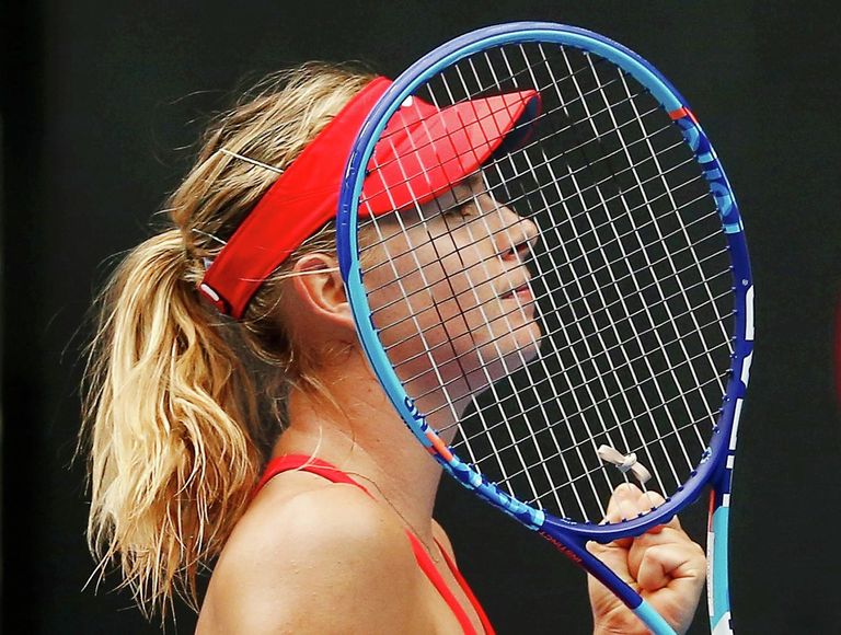 Российская теннисистка Мария Шарапова на Australian Open 2015 Российская теннисистка Мария Шарапова на Australian Open 2015