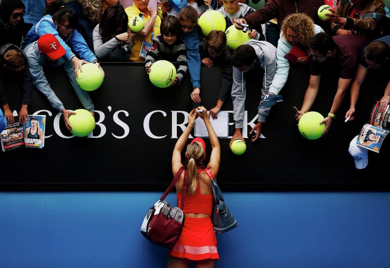 Российская теннисистка Мария Шарапова на Australian Open 2015 Российская теннисистка Мария Шарапова на Australian Open 2015