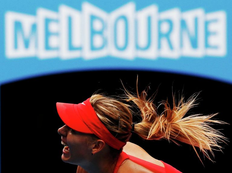 Российская теннисистка Мария Шарапова на Australian Open 2015 Российская теннисистка Мария Шарапова на Australian Open 2015
