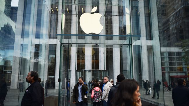 Магазин компании Apple в Нью-Йорке. Архивное фото