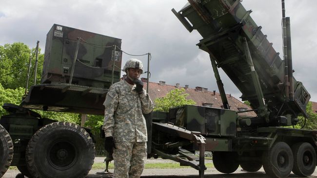 Армейский зенитно-ракетный комплекс Patriot вооруженных сил США. Архивное фото