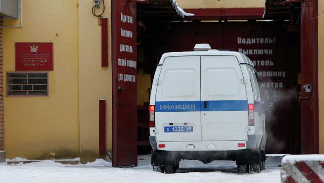Въезд в следственный изолятор № 2 в Москве. Архивное фото Въезд в следственный изолятор № 2 в Москве. Архивное фото