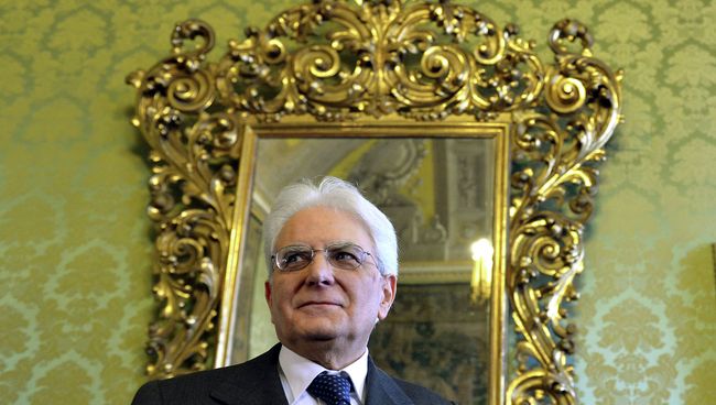 Президент Италии Серджо Маттарелла. Архивное фото