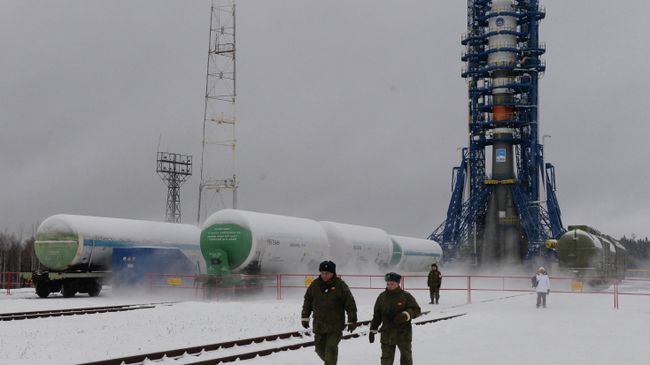 Стартовый комплекс космодрома Плесецк. Архивное фото