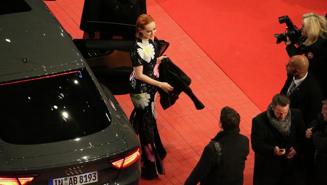 Актриса Джина Мэлоун на международном кинофестивале Берлинале Актриса Джина Мэлоун на международном кинофестивале Берлинале